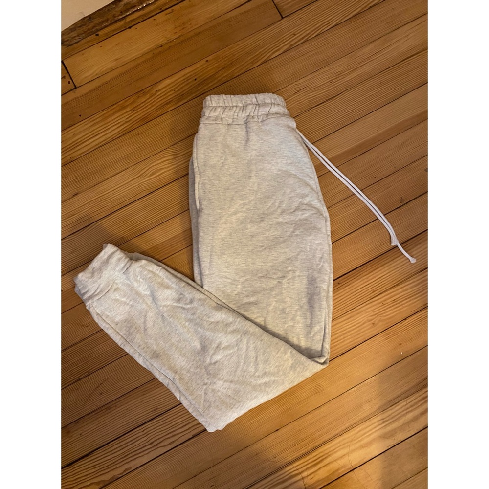 Cotton White Sweats